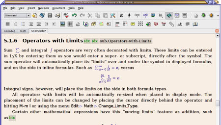 lyx latex editor